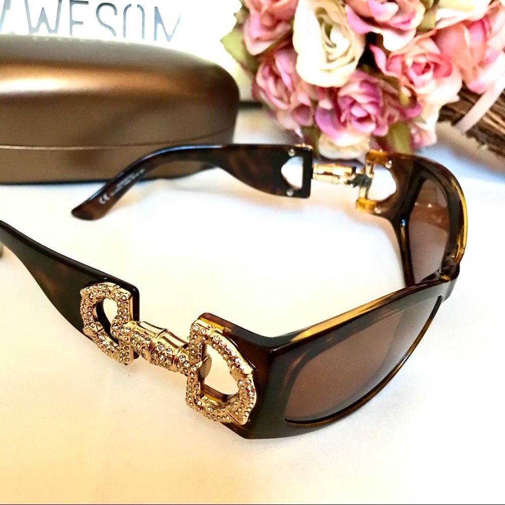 💯 Authentic Gucci Horse-bit w/ Swarovski Crystal